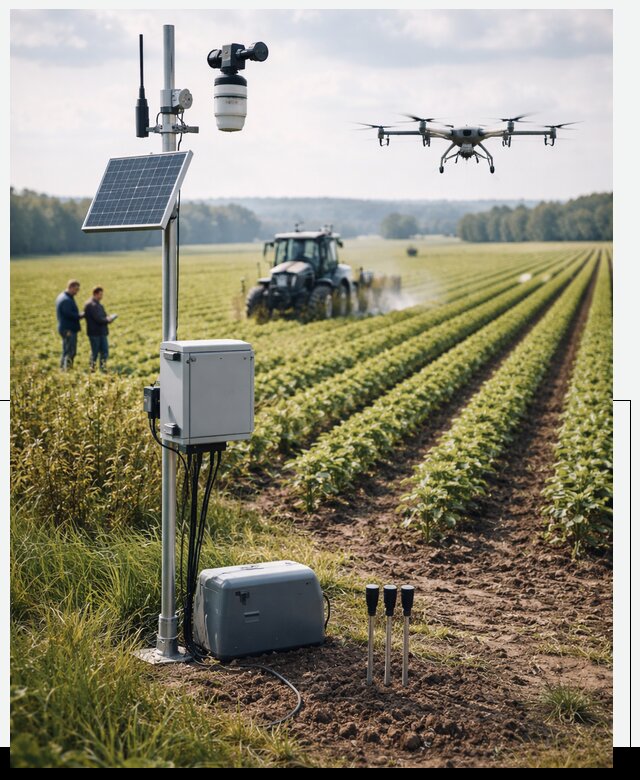 Разработка IoT мониторинга полей в Костроме от 8678 р. | АвикейКст