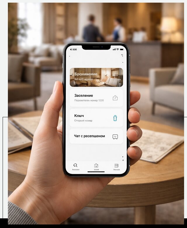 Мобильное приложение для гостей отеля в Костроме, управление сервисом